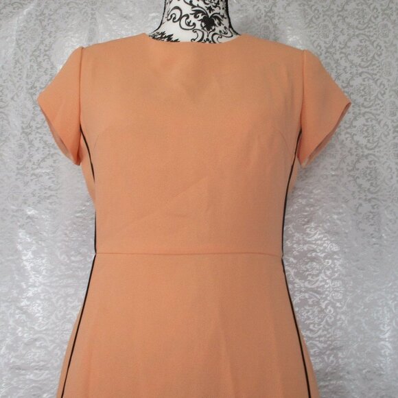 ELISE Orange Dress NWT Size Medium - Picture 2 of 10